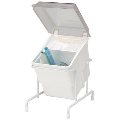 Zirc E-Z Storage Tub Organizer with Clear Cover, White, 29R610, 1/Pk thumbnail 10
