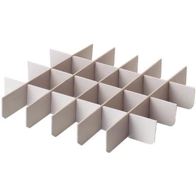 Zirc Grey Tub Divider, Customizable 24-Compartment, 9-5/8" x 8-5/8" x 1-5/16", 1/Pk, 20Z461 thumbnail 9