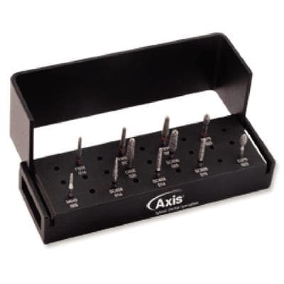 Kerr NTI Diamond Logic Set – Lowe Crown and Bridge Set, 11-Piece FG Laboratory Bur Kit, LS-7559 thumbnail 7