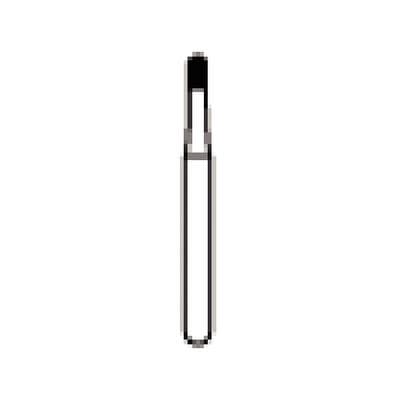 NTI Specialty Carbide Crown Remover Bur, #H34-012, Small Round End, 1.2 mm Diameter, 2.1 mm Length, Friction Grip (FG), 5/Pk thumbnail 11