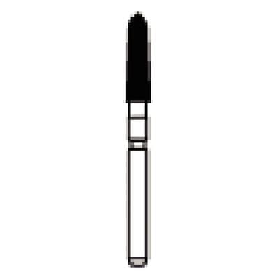 NTI Trimming & Finishing Carbide Bur, Curettage, 12-Flute, Friction Grip, #H283K-021, 2.1 mm, Red, 5/Pkg thumbnail 8