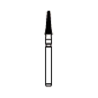 NTI Trimming & Finishing Carbide Bur, Interproximal, 12-Flute, FG, Red, #H50A-010, 1.0 mm, 5/Pkg thumbnail 10