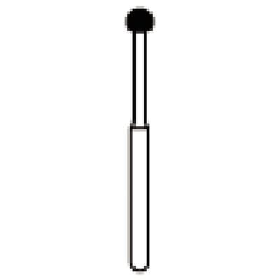 NTI Diamond Bur, FG, Long Round, #801L-023, 2.3 mm, Coarse, Green, 5/Pk, C801L-023 thumbnail 14