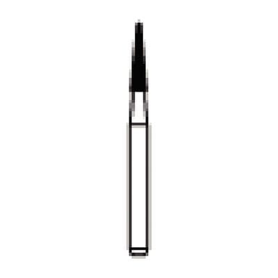 NTI T.D.F. Series Diamond Bur, Super Fine, TDF6, #134-014, Friction Grip, 1.4 mm Diameter, 6.0 mm Head Length, Yellow, 5/Pkg, SF134-014 thumbnail 8