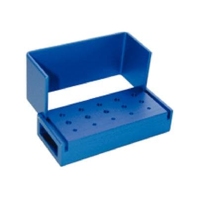 Axis Bur Block, 15 Hole, 5 FG/10 RA, Blue Anodized Aluminum, Autoclavable, AB330-1U thumbnail 6