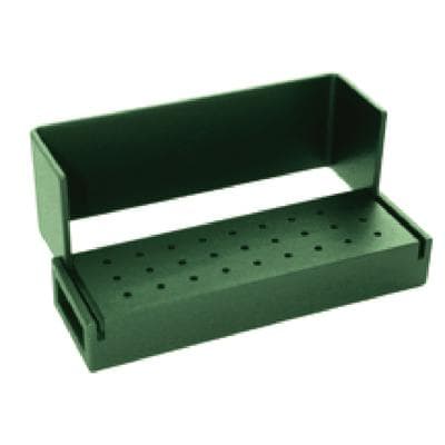 Kerr AXIS Bur Block, 27 FG Holes, Green Anodized Aluminum, Autoclavable, AB100-1T thumbnail 9