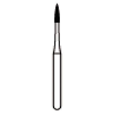 NTI Friction Grip Diamond Bur, Fine, Flame Shaped, #889-010 / F889-010, 1.0 mm Diameter, 4.0 mm Head Length, 5/Pkg thumbnail 9