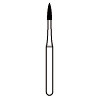 NTI Superfine FG Diamond Bur, Flame Shaped, #SF889-010, 1.0 mm Diameter, 4.0 mm Length, 5/Pk thumbnail 8