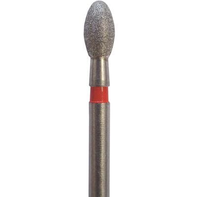 Meisinger Diamond Bur, FG, Fine, Egg/Football, 2.3 mm, Red, 5/Pk, 833F-023-FG thumbnail 14