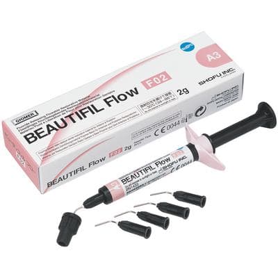 Beautifil Flow F02 Low Flow Flowable Composite, Shade A3, 2 g Syringe with 5 Needle Tips, 1433 thumbnail 18