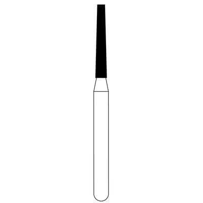NTI Diamond Bur, FG, Taper Flat End, #C847-012, 1.2 mm, Coarse, Green, 5/Pk thumbnail 11