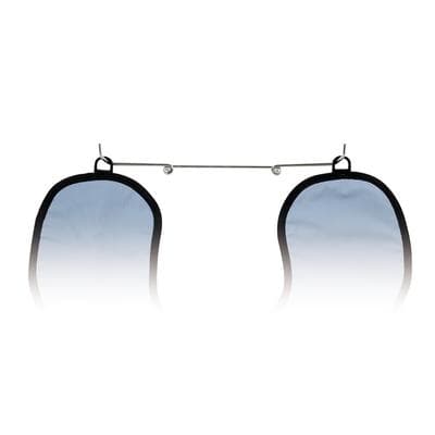 Wall Mount X-Ray Apron Hanger, Chrome-Plated Steel, 14" W x 1-1/4" D, 31400DX thumbnail 8