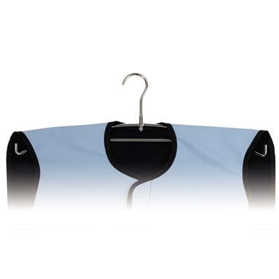 Panoramic X-Ray Apron Hanger with Swivel, Chrome-Plated Steel, 1/2" W x 6-1/4" H x 22-1/4" L, 31450DX thumbnail 8