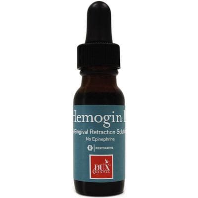 Hemogin-L Gingival Retraction Solution, 25% Aluminum Chloride in Lubricating Glycerin Base, 10 cc Bottle with Eye Dropper, 13057 thumbnail 7