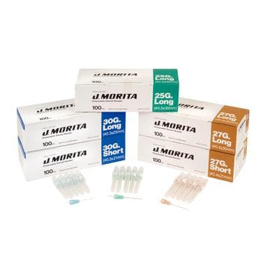 J. Morita Disposable Dental Needles, Plastic Hub, 27 Gauge Long, 30 mm, Yellow, 100/Box, 20-27GL thumbnail 23