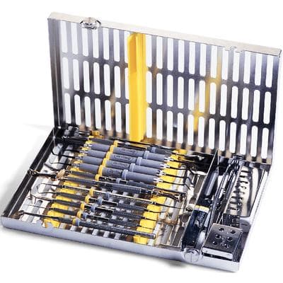 Hu-Friedy IMS Signature Series Signa-Stat Cassette, 12-Instrument, Yellow, Stainless Steel, 6.5" x 10.5" x 1.25", IM8125, 1/Pk thumbnail 11