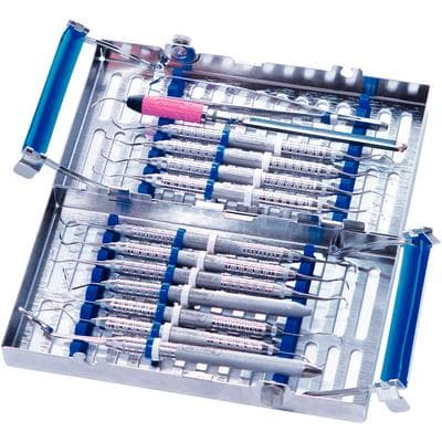 Hu-Friedy IMS Signature Series Double-Decker Cassette, 14-Instrument, Two-Tier, Blue, 4.5" x 8" x 1.5", IM9148, 1/Pk thumbnail 11