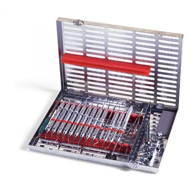 Hu-Friedy IMS Signature Series 16-Instrument Cassette with Accessory Area, Large, Red, 8" x 11" x 1.25", IM4160 thumbnail 10