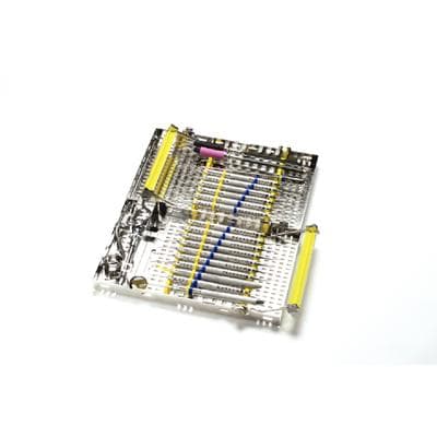 Hu-Friedy IMS Signature Series Double-Decker Cassette, 20 Instrument Capacity, 6" x 9.7" x 1.5", Yellow, IM9205 thumbnail 5