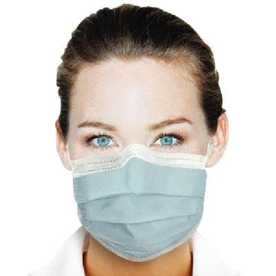Crosstex Ultra Earloop Face Masks, ASTM Level 3, Blue, Latex Free, 40/Box, GCFCXU thumbnail 26