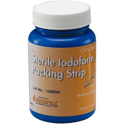 Dynarex Sterile Iodoform Packing Strip, 1/4" x 5 yd, 100% Cotton, #3411 thumbnail 4