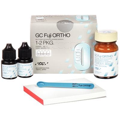 GC Fuji ORTHO Self-Cured Resin-Reinforced Glass Ionomer Orthodontic Cement, Standard Package (40 g Powder + 2 x 6.7 mL Liquid), 439503 thumbnail 14