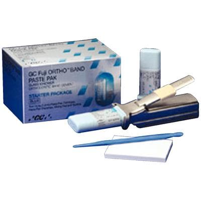 GC Fuji ORTHO BAND Paste Pak Starter Kit, Blue Resin-Modified Glass Ionomer Orthodontic Band Cement, 2 x 13.3 g (7.2 mL) Cartridges, 439460 thumbnail 32