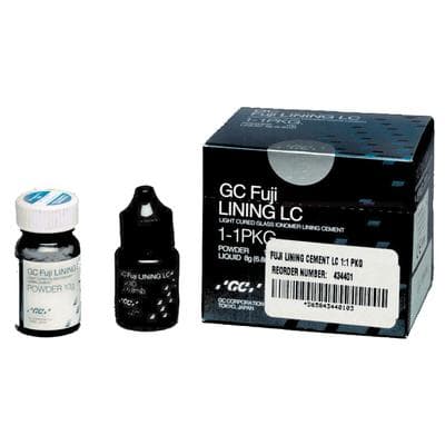 GC Fuji Lining LC Light-Cured Glass Ionomer Lining Cement, 1:1 Intro Package, 10 g Powder / 6.8 mL Liquid, 000021 thumbnail 21