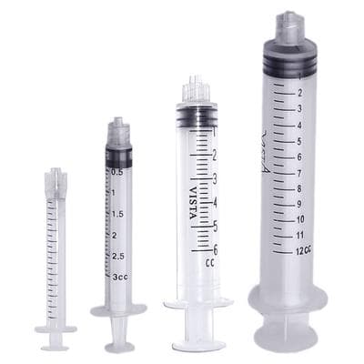 Vista Apex Luer Lock Syringes, 1.2 cc, 100/Box, 316002 thumbnail 15