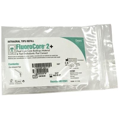 FluoroCore 2+ Intraoral Tips Refill, Clear, 25/Pkg, 612501 thumbnail 16
