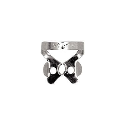 Ivory Rubber Dam Clamp, Winged Bicuspid, #0, Stainless Steel, 50057304 thumbnail 14