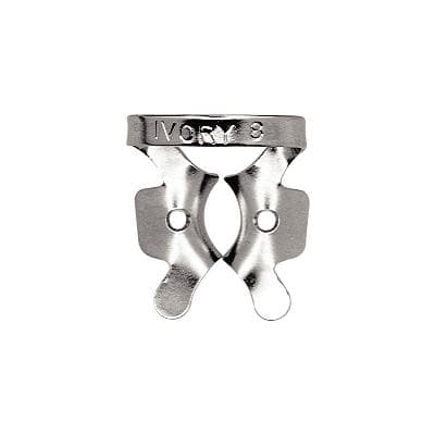 Ivory Stainless Steel Rubber Dam Clamp, Winged, #8, General Purpose Upper Molar, 50057334 thumbnail 12