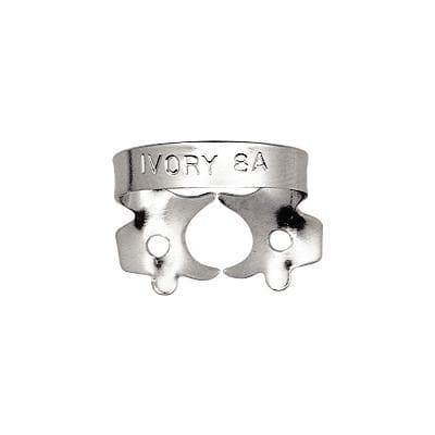 Ivory Rubber Dam Clamp #8A, Winged, Stainless Steel, Upper & Lower Molar, 50057336 thumbnail 13