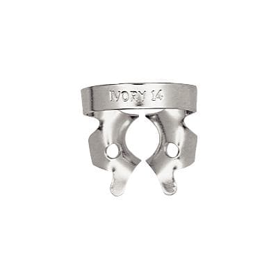 Ivory Stainless Steel Rubber Dam Clamp, #14, Winged, Regular Molar, 50057354 thumbnail 16