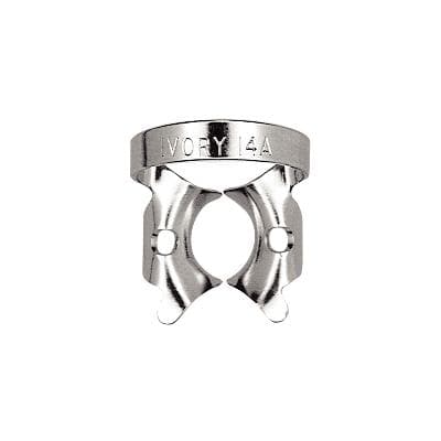 Ivory Rubber Dam Clamp #14A, Winged, Stainless Steel, 50057356, 1/Pk thumbnail 13