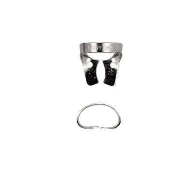 Ivory Rubber Dam Clamp, Wingless, #28N, General Purpose Lower Molar, Stainless Steel, 50057732 thumbnail 16