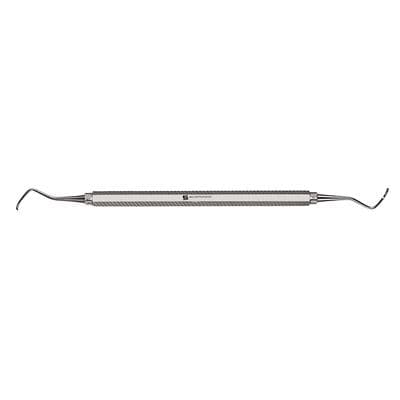 J&J Instruments Sickle Scaler #204S, Double End, Standard Octagonal Handle, Stainless Steel, 11-204 thumbnail 4