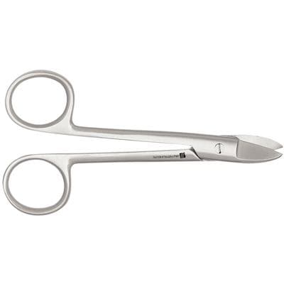 J&J Instruments Crown Scissors, 4.5" Straight, Smooth Blades, Stainless Steel, 12-010 thumbnail 6