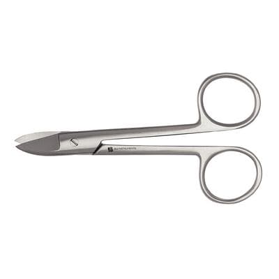 J&J Instruments Crown & Collar Scissors, 4.5" Curved, Stainless Steel, 12-020 thumbnail 13
