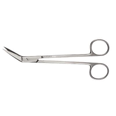 J&J Instruments Kelly Scissors, 6.25" Angled, Stainless Steel, 12-195, 1/Pkg thumbnail 5