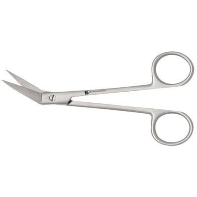 J&J Instruments Wagner Surgical Scissors, 4.75" Angled, Smooth Blade, Sharp Point, Stainless Steel, 1 Each (12-306) thumbnail 5