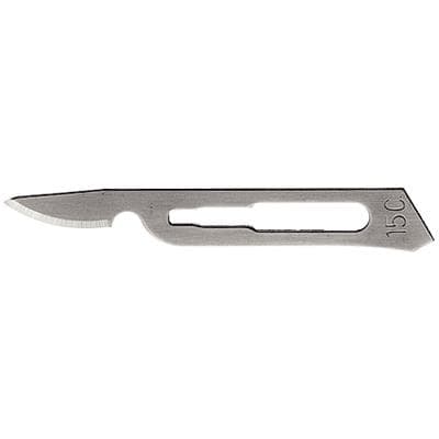 Hu-Friedy Carbon Steel Sterile Surgical Blade #15C, Individually Wrapped, 100/Box, 10-256-15 thumbnail 12