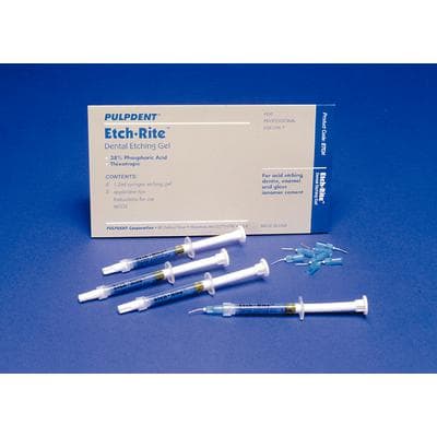 Etch-Rite Dental Etching Gel, 38% Phosphoric Acid, Standard Kit, 1.2 mL Syringes, 4/Pk, ETCH thumbnail 25