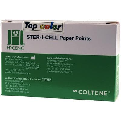 Hygenic Ster-I-Cell Absorbent Paper Points, ISO #15, White, 0.02 Taper, Sterile, 180/Box thumbnail 3