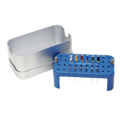 Dentsply Sirona Endo Stand, Stainless Steel with Aluminum Insert, Blue, Holds 40 Instruments, 94 mm x 82 mm x 45 mm, 1/Pk, 671681 thumbnail 16