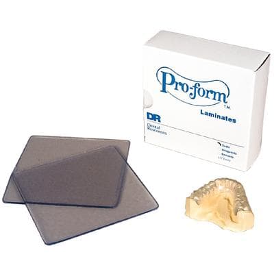 Pro-Form Dual Laminate E-Gasket Mouthguard Material, Clear, 0.080" (2 mm), 5" x 5" Sheets, 12/Pk, 9604700 thumbnail 9