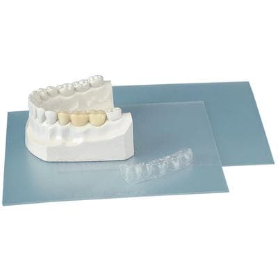 Pro-Form Temporary Crown & Bridge Material, 5" x 5", 0.020" (0.50 mm), Clear, 50/Pk, 9613680 thumbnail 12