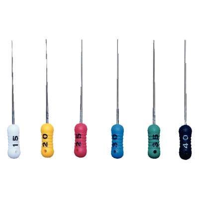 Premier Finger Spreaders, 25mm, ISO Size 20, Yellow, Surgical-Grade Stainless Steel, 6/Pack thumbnail 7