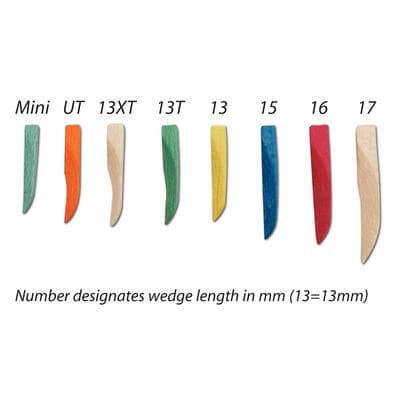 Sycamore Wood Wedges, #16, Red, 16mm, 400/Pkg, 9061104 thumbnail 15