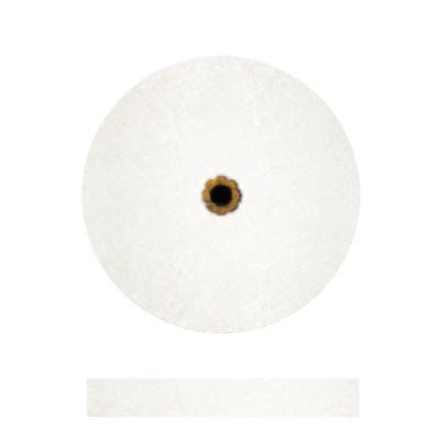 Dedeco Koolies White No Heat Grinding Wheels, Shape 5, Fine Aluminum Oxide, 7/8" x 1/8", 50/Box, 0835 thumbnail 11
